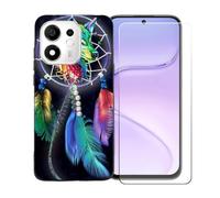BMPNLSZ Funda para Doogee S200E + Protector de Cristal - BST4 | Suave Silicona TPU Canica Funda de teléfono Carcasa Resistente + Cristal Templado Film Vidrio Protector de Pantalla (6,72")