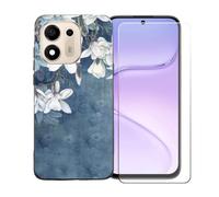 BMPNLSZ Funda para Doogee S200E VIP + Protector de Cristal - BST11 | Suave Silicona TPU Canica Funda de teléfono Carcasa Resistente + Cristal Templado Film Vidrio Protector de Pantalla (6,72")