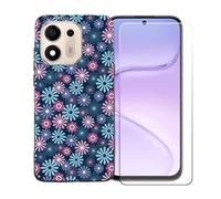 BMPNLSZ Funda para Doogee S200E VIP + Protector de Cristal - BST19 | Suave Silicona TPU Canica Funda de teléfono Carcasa Resistente + Cristal Templado Film Vidrio Protector de Pantalla (6,72")