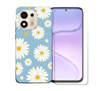 BMPNLSZ Funda para Doogee S200E VIP + Protector de Cristal - BST20 | Suave Silicona TPU Canica Funda de teléfono Carcasa Resistente + Cristal Templado Film Vidrio Protector de Pantalla (6,72")
