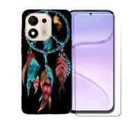 BMPNLSZ Funda para Doogee S200E VIP + Protector de Cristal - BST3 | Suave Silicona TPU Canica Funda de teléfono Carcasa Resistente + Cristal Templado Film Vidrio Protector de Pantalla (6,72")