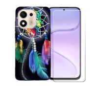 BMPNLSZ Funda para Doogee S200E VIP + Protector de Cristal - BST4 | Suave Silicona TPU Canica Funda de teléfono Carcasa Resistente + Cristal Templado Film Vidrio Protector de Pantalla (6,72")