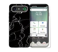 BMPNLSZ Funda para Doro Aurora A10, Suave Silicona TPU Canica Carcasa Caso Case + Cristal Templado Film Vidrio Protector de Pantalla para Doro Aurora A10 - OYLLM9