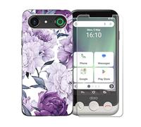 BMPNLSZ Funda para Doro Aurora A10, Suave Silicona TPU Canica Carcasa Caso Case + Cristal Templado Film Vidrio Protector de Pantalla para Doro Aurora A10 - OYLLM28