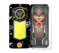 BMPNLSZ Funda para HMD Vibe 2 + Protector de Cristal - BST1 | Suave Silicona TPU Canica Funda de teléfono Carcasa Resistente + Cristal Templado Film Vidrio Protector de Pantalla (6,75")