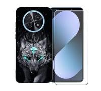 BMPNLSZ Funda para Huawei Nova 14i, Suave Silicona TPU Canica Carcasa Caso Case + Cristal Templado Film Vidrio Protector de Pantalla para Huawei Nova 14i - BST13