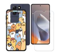 BMPNLSZ Funda para Motorola Moto G100 Pro, Cover Suave Silicona TPU Carcasa Caso Protectora Case + Cristal Templado Film Vidrio Protector de Pantalla para (6,67") - LH74