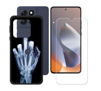 BMPNLSZ Funda para Motorola Moto G100 Pro, Cover Suave Silicona TPU Carcasa Caso Protectora Case + Cristal Templado Film Vidrio Protector de Pantalla para (6,67") - LH4