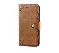BMPNLSZ Funda para Motorola Signature Case - Marrón-HZLD | Suave Cuero Carcasa con Cover, Cierre Magnético, Función de Soporte, Billetera con Tapa Tarjetas Funda Cuero con Tapa (6,8")