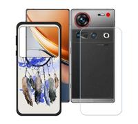 BMPNLSZ Funda para Nubia Z70S Ultra, Cover Suave Silicona TPU Carcasa Caso Protectora Case + Cristal Templado Film Vidrio Protector de Pantalla para (6,85") - LH86