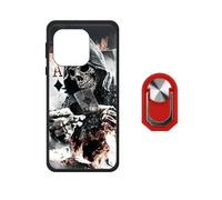 BMPNLSZ Funda para OPPO A6s Pro + Rojo Soporte Anillo- 4 | Rojo Anillo de Soporte Giratorio Desmontable de 360° + Suave Silicona Shell Cover Caso Bumper Anti-Golpes Carcasa (6,57")