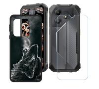 BMPNLSZ Funda para Oscal Marine 2 (6,56"), Cover Suave Silicona TPU Carcasa Caso Protectora Case + Cristal Templado Film Vidrio Protector de Pantalla - LH58