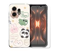 BMPNLSZ Funda para Oscal Marine 3, Suave Silicona TPU Canica Carcasa Caso Case + Cristal Templado Film Vidrio Protector de Pantalla para Oscal Marine 3 - OYLLM47