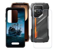 BMPNLSZ Funda para Oscal Pilot 3 (6,78"), Cover Suave Silicona TPU Carcasa Caso Protectora Case + Cristal Templado Film Vidrio Protector de Pantalla - LH31
