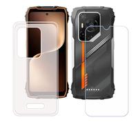 BMPNLSZ Funda para Oscal Pilot 3 Screen Protector, Translúcido Suave Silicona TPU Canica Carcasa Caso Case + Cristal Templado Film Vidrio (6,78")