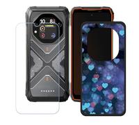 BMPNLSZ Funda para Oscal Tank 1 (6,78"), Cover Suave Silicona TPU Carcasa Caso Protectora Case + Cristal Templado Film Vidrio Protector de Pantalla - LH50