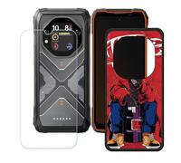 BMPNLSZ Funda para Oscal Tank 1 (6,78"), Cover Suave Silicona TPU Carcasa Caso Protectora Case + Cristal Templado Film Vidrio Protector de Pantalla - LH41