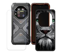 BMPNLSZ Funda para Oscal Tank 1 (6,78"), Cover Suave Silicona TPU Carcasa Caso Protectora Case + Cristal Templado Film Vidrio Protector de Pantalla - LH40