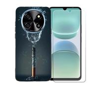 BMPNLSZ Funda para Oscal Tiger 8, Suave Silicona TPU Canica Carcasa Caso Case + Cristal Templado Film Vidrio Protector de Pantalla para Oscal Tiger 8 - BST18