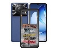 BMPNLSZ Funda para Oukitel C60 Pro (6,88"), Suave Silicona TPU Shell Cover Caso Bumper Anti-Golpes Carcasa Protectora Case - LH100