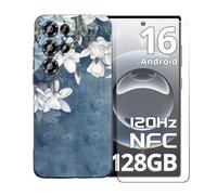 BMPNLSZ Funda para Oukitel C66, Suave Silicona TPU Canica Carcasa Caso Case + Cristal Templado Film Vidrio Protector de Pantalla para Oukitel C66 - BST11