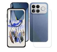 BMPNLSZ Funda para Poco F8 Ultra, Cover Suave Silicona TPU Carcasa Caso Protectora Case + Cristal Templado Film Vidrio Protector de Pantalla para (6,9") - LH86