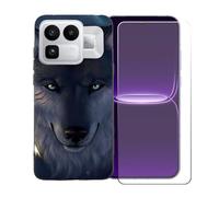 BMPNLSZ Funda para Realme Neo8 5G, Suave Silicona TPU Canica Carcasa Caso Case + Cristal Templado Film Vidrio Protector de Pantalla para Realme Neo8 5G - BST12