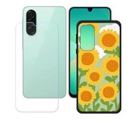 BMPNLSZ Funda para Samsung Galaxy A17, Cover Suave Silicona TPU Carcasa Caso Protectora Case + Cristal Templado Film Vidrio Protector de Pantalla para (6,7") - LH91