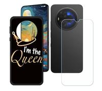 BMPNLSZ Funda para TCL 60 Ultra Nxtpaper, Cover Suave Silicona TPU Carcasa Caso Protectora Case + Cristal Templado Film Vidrio Protector de Pantalla para (7,2") - LH26