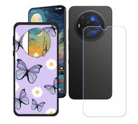 BMPNLSZ Funda para TCL 60 Ultra Nxtpaper, Cover Suave Silicona TPU Carcasa Caso Protectora Case + Cristal Templado Film Vidrio Protector de Pantalla para (7,2") - LH88