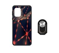 BMPNLSZ Funda para TCL K70 SE (6,56"), Suave Silicona Shell Cover Caso Bumper Anti-Golpes Carcasa + Negro Anillo de Soporte Giratorio Desmontable de 360° - WZ3