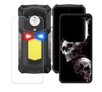 BMPNLSZ Funda para Ulefone Armor 29 Pro Thermal (6,67"), Cover Suave Silicona TPU Carcasa Caso Protectora Case + Cristal Templado Film Vidrio Protector de Pantalla - LH56