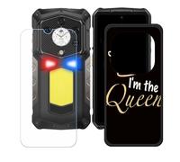 BMPNLSZ Funda para Ulefone Armor 29 Pro Thermal (6,67"), Cover Suave Silicona TPU Carcasa Caso Protectora Case + Cristal Templado Film Vidrio Protector de Pantalla - LH26