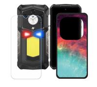 BMPNLSZ Funda para Ulefone Armor 29 Pro Thermal (6,67"), Cover Suave Silicona TPU Carcasa Caso Protectora Case + Cristal Templado Film Vidrio Protector de Pantalla - LH45