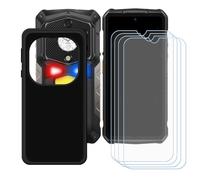 BMPNLSZ Funda para Ulefone Armor 29 Pro Thermal Screen Protector, Negro Suave Silicona TPU Canica Carcasa Caso Case + [4 Piezas] Cristal Templado Film Vidrio (6,67")