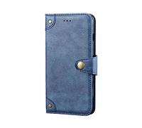 BMPNLSZ Funda para Ulefone RugKing Flip Case, Suave PU Cuero Carcasa con Cover, Cierre Magnético, Función de Soporte, Billetera con Tapa Tarjetas Funda Cuero con Tapa (5,99") - Azul-HZLD