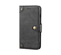 BMPNLSZ Funda para ZTE Blade A36 Case - Negro-HZLD | Suave Cuero Carcasa con Cover, Cierre Magnético, Función de Soporte, Billetera con Tapa Tarjetas Funda Cuero con Tapa (6,75")