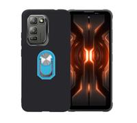 BMPNLSZ Negro Funda para Blackview Fort 5 + Azul Anillo