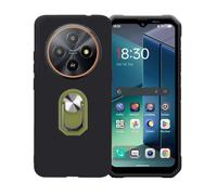 BMPNLSZ Negro Funda para Blackview STRONG2 + Verde Anillo de Soporte Giratorio Desmontable de 360°,Suave Silicona TPU Shell Cover Caso Bumper Anti-Golpes Carcasa Case.