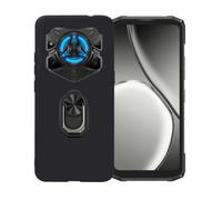 BMPNLSZ Negro Funda para Doogee Blade 20 Play + Negro Anillo de Soporte Giratorio Desmontable de 360°, Suave Silicona TPU Shell Cover Caso Bumper Anti-Golpes Carcasa Case.