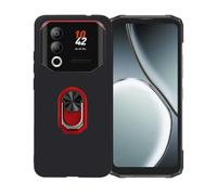 BMPNLSZ Negro Funda para Doogee Blade 20 Ultra + Rojo Anillo de Soporte Giratorio Desmontable de 360°,Suave Silicona TPU Shell Cover Caso Bumper Anti-Golpes Carcasa Case.