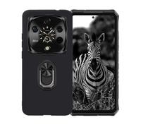 BMPNLSZ Negro Funda para Ulefone Armor 28 Ultra Thermal + Negro Anillo de Soporte Giratorio Desmontable de 360°, Suave Silicona TPU Shell Cover Caso Bumper Anti-Golpes Carcasa Case.