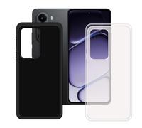 BMPNLSZ Negro + Translúcido Funda para OnePlus Nord CE6 Lite (6,72") | Suave Silicona TPU Shell Cover Caso Bumper Anti-Golpes Carcasa Case Protector para OnePlus Nord CE6 Lite (6,72")