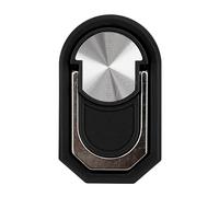 BMPNLSZ Soporte del Anillo del teléfono,Soporte del Anillo del Dedo de rotación multiángulo con Agarre del teléfono de Metal Pulido,Compatible con Todos los teléfonos Inteligentes - Negro