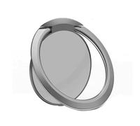 BMPNLSZ Soporte del Anillo del teléfono,Soporte del Anillo del Dedo de rotación multiángulo con Agarre del teléfono de Metal Pulido,Compatible con Todos los teléfonos Inteligentes - Negro