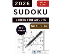 BMPuzzles - 2026 Sudoku Books For Adults Small Size - 200+ Easy To Hard Puzzles: Perfect For Travel And On-The-Go Use - Two challenges Per Page With Full Answers Included.