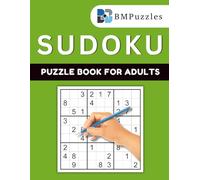 BMPuzzles - Sudoku Puzzle Book For Adults: Medium to Hard Level • 4 Grids Per Page • Full Solutions Included.