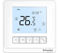 BMS - Termostato para ventilador y convector (2 tubos, encendido/apagado, 240 V), color blanco