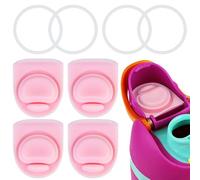 BMSQOFD 4 Juegos de Recambio de Silicona Sello-Tapón y Junta Tórica para la Tapa Owala FreeSip,Piezas de Recambio y Accesorios de Goma para la Botella Owala 470 560 710 740 950 1180 ml,Libre de BPA