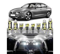 BMT xms Kit de Luces LED Interior para BMW 3 Series F30 316i 320i 320D 330D 2012-2015 Sedan, Bombilla LED Interior para Coches y Camiones, Blanco Brillante 6000K, 8 Piezas